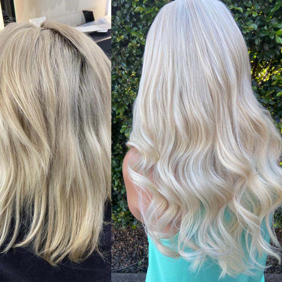 BLONDE & SILK WEFTS // Hair By Lou