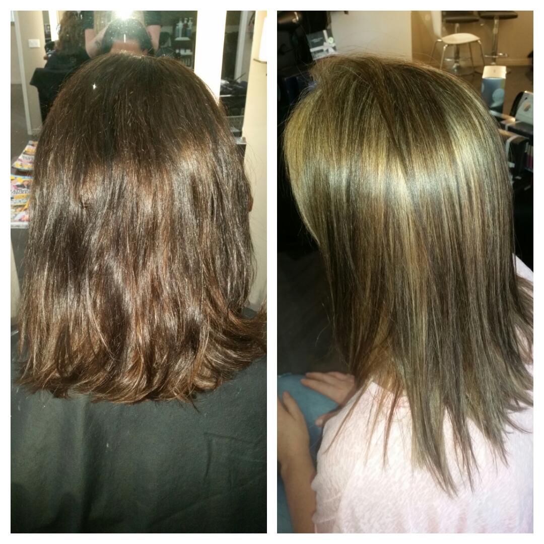 Before And After. Going Lighter For Summer?
Colour…