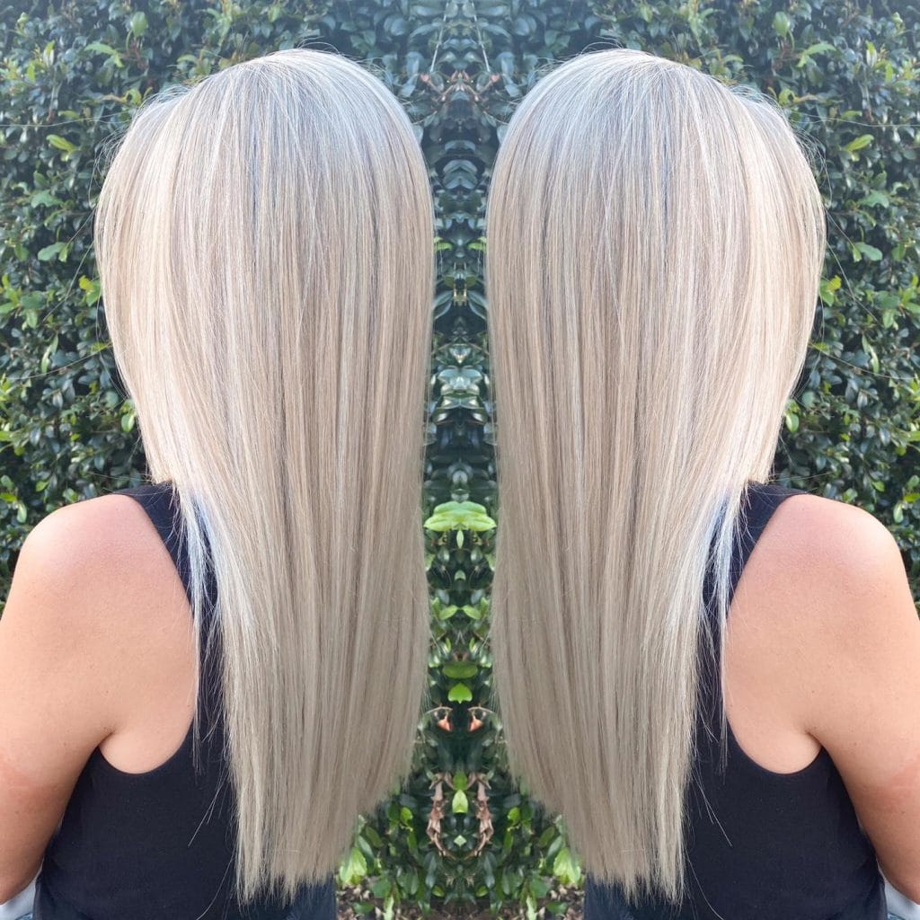 Weekend Ready With This Fresh Blonde 🥂

Hair By T…