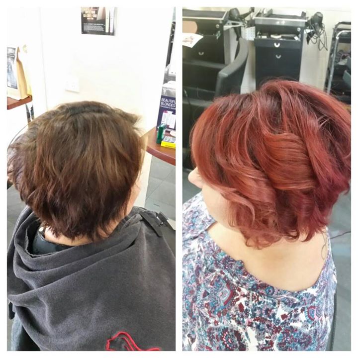 Before And After Done Today. Happy Birthday Frith….