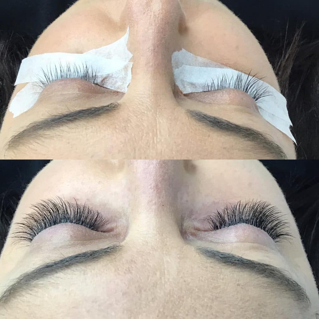 Before And After – Hybrid Lashes 
By Riley 🌸