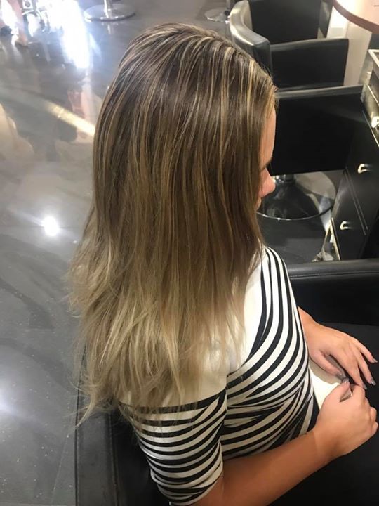 Before And After By Courtney 
Fresh Blonde Foils …