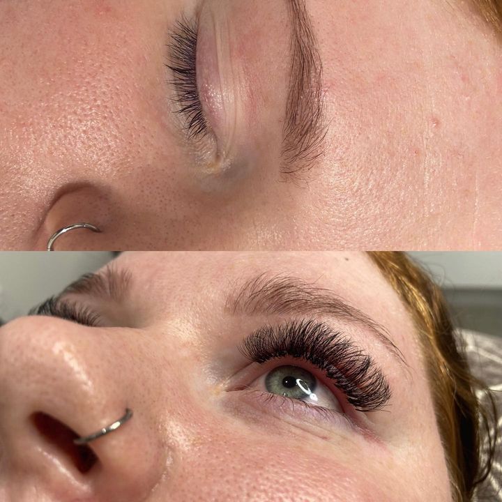 Before Vs After 🖤 

Lashes By Lisa 🌸