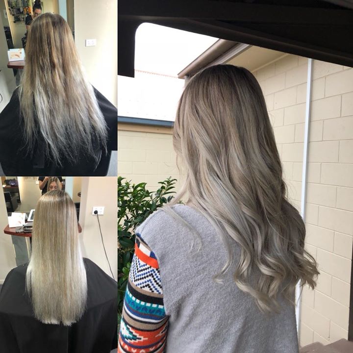 Full Head Of Foils And Seamless Root Fade For This…
