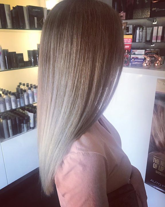 ️ Ash Blonde Fade By Court ️