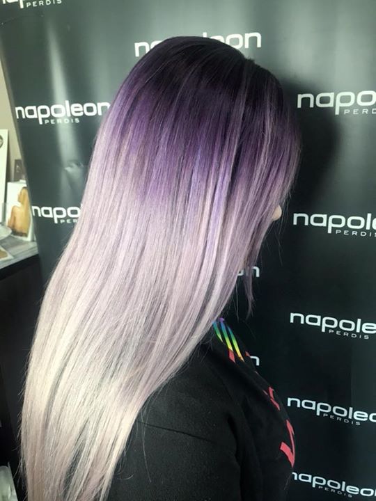 Deep Rich Violet Fading Into A Soft Lilac Blonde …