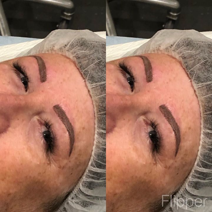 Beautiful New Feather Brows For This Lady

•please…