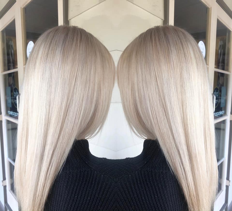 Bright creamy Blonde by Emily ✨🌝 - La Mode Hair and Beauty