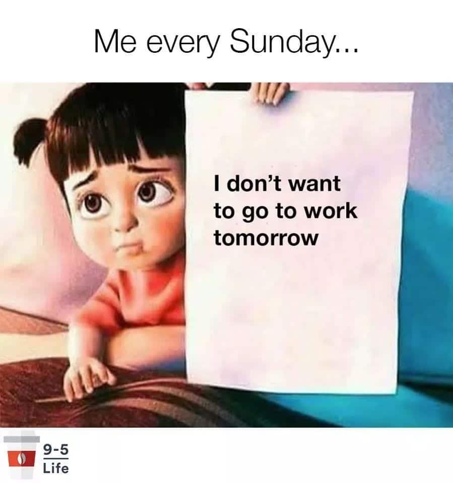 Who Else Has These Sunday Feels? 🤣

Our Monday Sa…