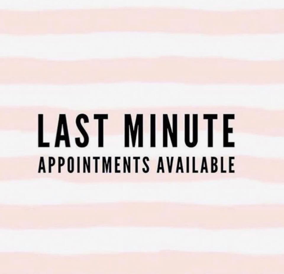 Last Minute Appointments Available With Tracey Thi…
