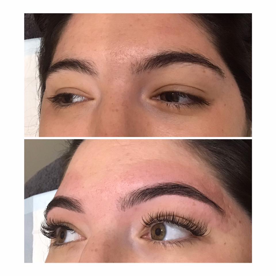 Before & After  Full Set Of Classic Lashes An…