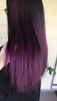 💜 Love This Vibrant Purple Balayage By Courtney 💜