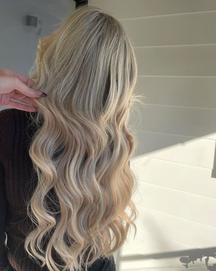 Baciami hair extensions with a soft luxury finish at La Mode Gympie