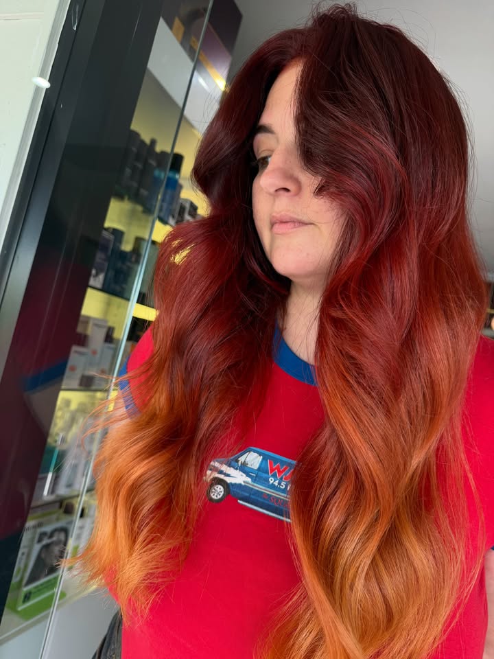 Close-up of soft colour dimension through the mid-lengths at La Mode Gympie