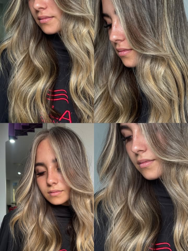 Soft, evenly toned hair after a Wella Professionals colour and ghd finish at La Mode Gympie