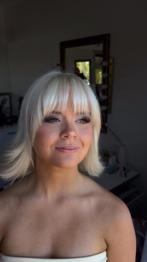 Eighteenth birthday makeover by Whit at La Mode Gympie