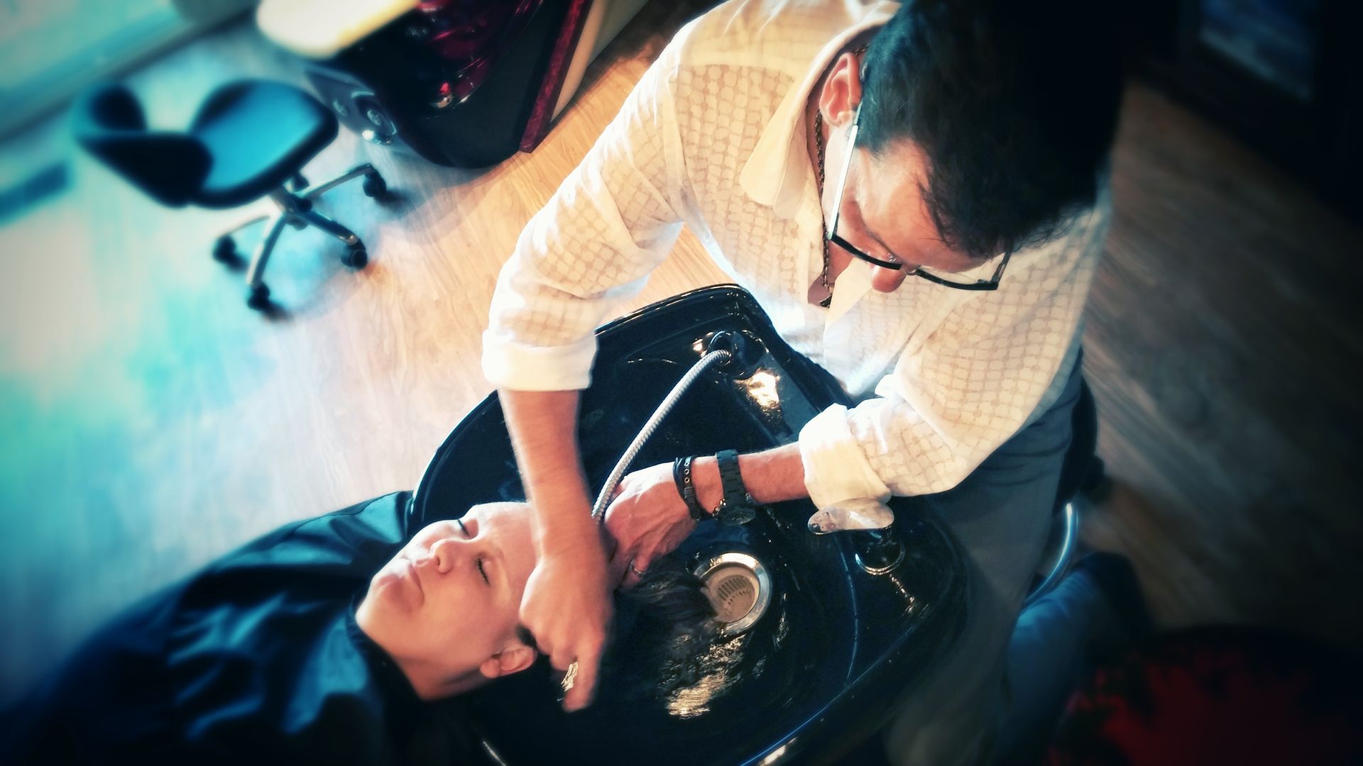 Inside the La Mode salon, Gympie