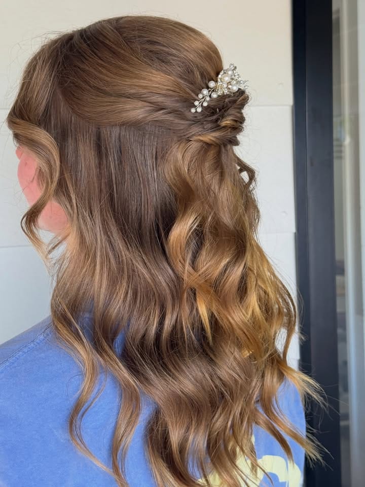 La Mode Hair and Beauty Hair Salon & Beauty Clinic, Gympie QLD New Wella Pure Perfection, now in salon Long coloured hair styled smooth after a salon appointment at La Mode Gympie