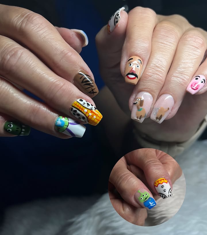 Western themed nail art at La Mode Gympie